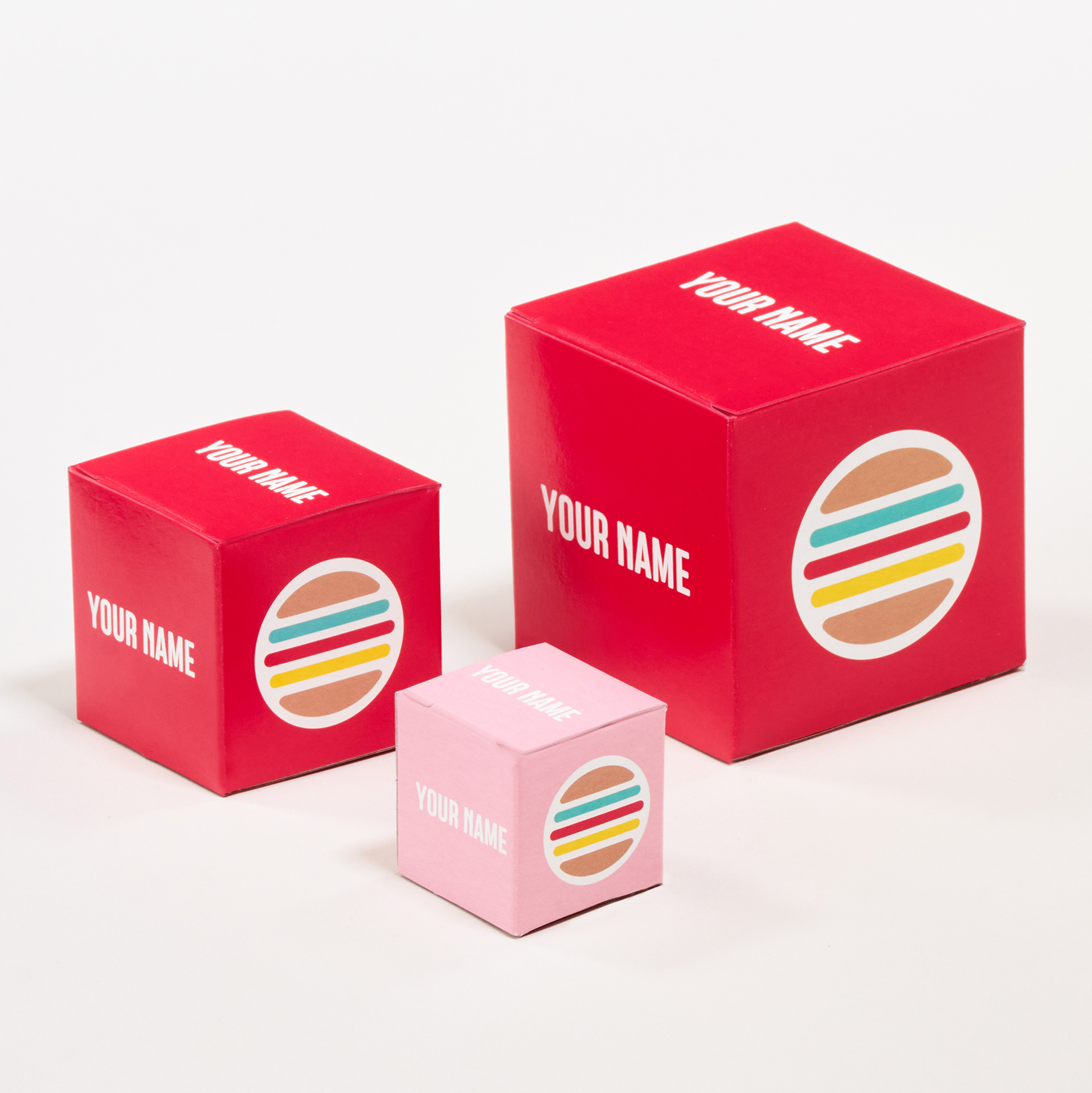 Sweet Lebensmittel Boxen - quadratisch